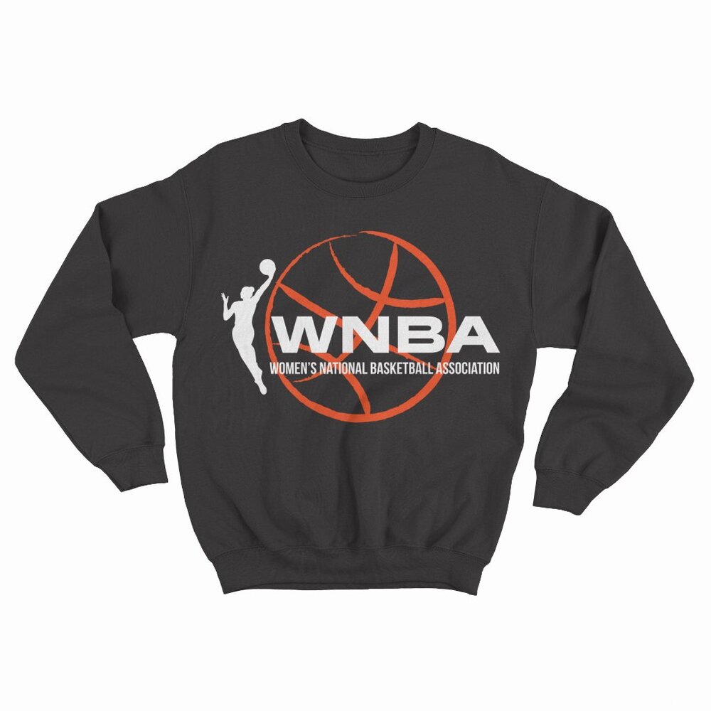 WNBA Play by Play Black Sweatshirt